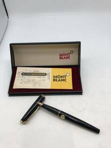 田　モンブラン MONTBLANC 万年筆 ペン先 585 ゴールド ブラック 221 