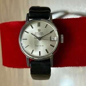 極美品 OMEGA Geneve AUTOMATIC オメガ ジュネーブ 自動巻き デイト ヴィンテージ アンティーク レディース 腕時計