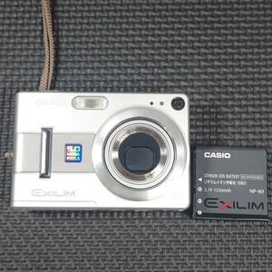 CASIO EXILIM EX-Z55 カシオ エクシリム デジタルカメラ デジカメ シルバー f=5.8-17.4mm バッテリー付き 他にもカメラ出品中