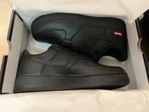 新品 国内 27.0cm US9 Supreme Nike Air Force 1 Low Black シュプリーム ナイキ エアフォース1 CU9225-001_画像2