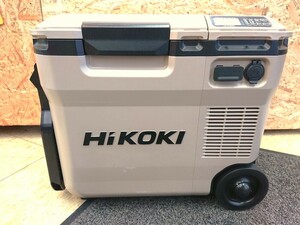 中古 Hikoki ハイコーキ 18V 充電式温冷庫 18V コードレス冷温庫 UL18DC (NN) サンドベージュ