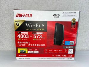 BUFFALO Wi-Fiルーター AirStation マットブラック WSR-5400AX6S-MB