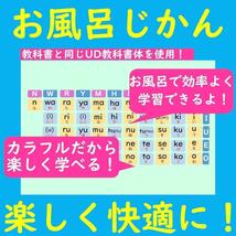 お風呂で楽しい！ローマ字表セット ローマ字ポスター お風呂ポスター_画像2