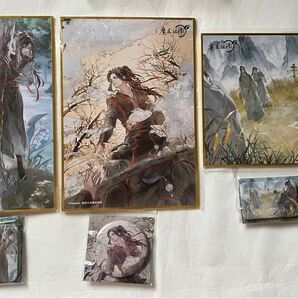 魔道祖師 二十四節気色紙・缶バッジ 3セット