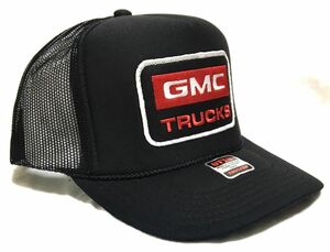 GMC TRUCKS パッチトラッカー　新品　ブラック　アメカジ　 メッシュキャップ　モーター