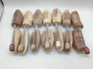 USED品　木製シューキーパー　7足分セット　靴用品　型崩れ防止【郡山うねめ通り店】