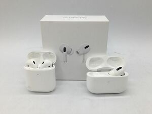 ジャンク【Apple】アップル Air pods Air pods Pro 第一世代 ２個セット MMEF2J/A　MWP22J/A　エアポッズ 【郡山うねめ通り店】