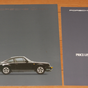 ポルシェ Carrera カタログ 価格表 当時物 旧車 PORSCHE 自動車 パンフレット レトロ クラシックカーの画像1