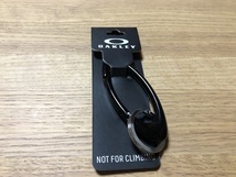 OAKLEY オークリー カラビナ NOT FOR CLIMBING ESSENTIAL ICON CARABINER 黒 ブラック キーリング_画像1