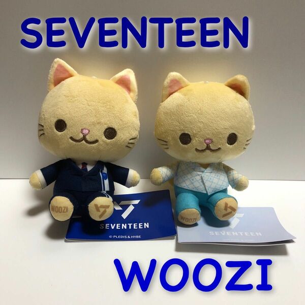 SEVENTEEN【WOOZI】ウジ　猫　ぬいぐるみ　２点セット