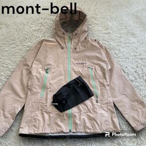 ＃1128341 mont-bell モンベル レインダンサージャケット GORE-TEX ゴアテックス レインウェア ピンク L 登山 トレッキング