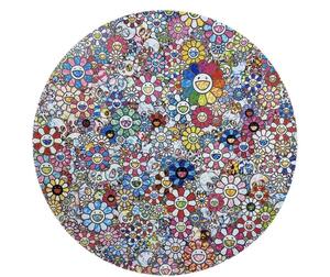 【送料無料】 新品未開封 花畑の中の楽園 ポスター Paradise in a Flower Field ED 300 村上隆 Zingaro Takashi Murakami