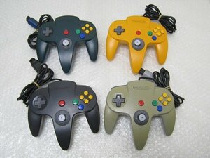 PK15787S★任天堂★NINTENDO64コントローラー★4個まとめて★