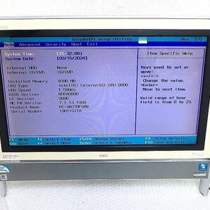 PK15961R★NEC★一体型PC★VN370/F★Celeron B800・4GB ジャンクの画像1