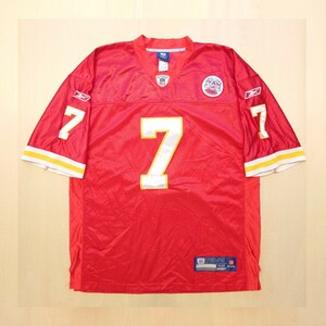 Рубашка Game Rube Reebok NFL American Foot Ball Reebok Jersey Game Рубашка Kansas City Matt Cassel 72403