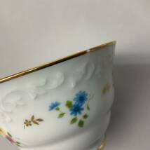 ノリタケ Noritake カップ＆ソーサー 散らし花 花柄 5客セット ティーカップ コーヒーカップ【Y1427】_画像8