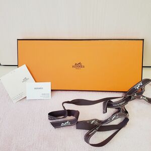 エルメス HERMES 空き箱　013 付属品つき　リボン　 空箱　オレンジボックス