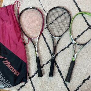 3本セット YONEX ミズノ MP200XF MUSCLE POWER XF ヨネックス ソフトテニス ラケット マッスルパワー200 軟式 テニス ラケットの画像1