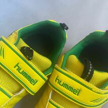 hummel（20CM） ヒュンメル プリアモーレV IN ジュニア(イエロー×グリーン) サッカーシューズ フットサル・トレーニングシューズ _画像3