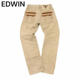 EDWIN エドウィン 464XVS USED加工★ ストレート デニム パンツ ジーンズ Sz.30　メンズ 日本製