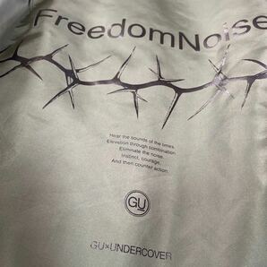 GU ジーユー × UNDERCOVER アンダーカバー コラボ MA-1 中綿 フライトジャケット FREEDOM NOISE S カーキ の画像8