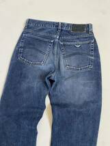 美品 ARMANI JEANS アルマーニジーンズ ビンテージ 加工 30インチ デニムパンツ ジーンズ W30 国内正規品 メンズ_画像3