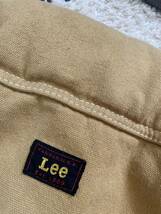 美品★リー Lee 刺繍 長さ調整可能 ななめ掛け シンプル キャンバス コットン ショルダー バッグ 鞄 かばん_画像5