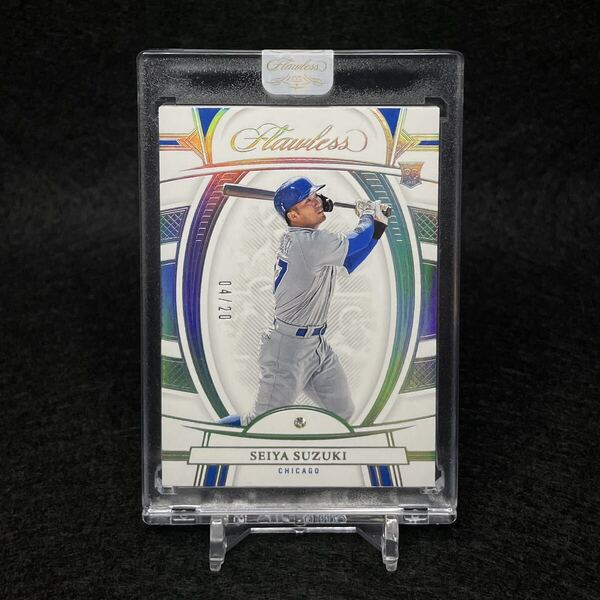 2022 Panini Flawless Baseball MLB 鈴木誠也 ルーキーカード ダイアモンド 世界20枚限定 シカゴカブス WBC メジャーリーグ topps leaf