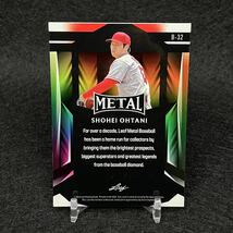 ☆世界189枚限定☆2023 Leaf Metal Baseball MLB 大谷翔平 シルバーパラレル WBC エンゼルス ドジャース メジャーリーグ topps panini_画像2