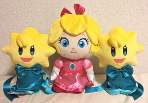 プリンセスピーチ ショータイム PRINCESS PEACH SHOWTIME! プライズ * BIGぬいぐるみ ピーチ姫 ステラ2体 * 新品タグ付き 送料710円〜