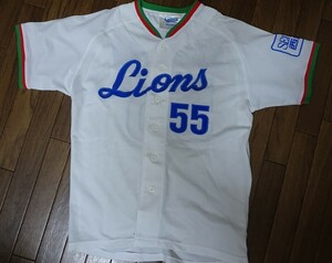 【中古】 西武ライオンズレプリカユニフォーム　Mサイズ　ホーム #55秋山翔吾