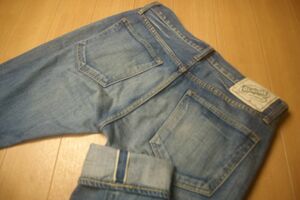 DENIME ドゥニーム★耳セルビッジ　人気スキニースリム　ヒゲハチノス加工　デニムジーンズ