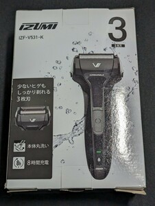 IZUMI イズミ 電気シェーバー IZF-V531-K 純正替刃付き