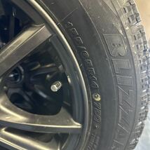 5.スタッドレスタイヤ アルミホイール ブリヂストン ブリザック VRX 155/65R14 軽自動車用 バリ山 _画像10