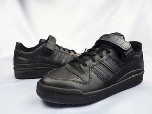 送料710円～◆新品◆定価12100円◆adidas originals◆アディダスオリジナルス◆レザー◆FORUM LOW◆フォーラム ロー◆黒◆27.5㎝