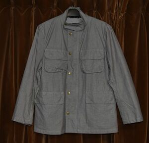 ★MACKINTOSH made in scotlland★お洒落な黒グレーの千鳥格子チェック★ジャケット・ブルゾン　38