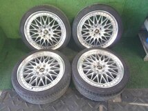 中古 ホイール WORK 希少　ワーク　vs　４本　19インチ　8J　5穴　114.3　+46　225/40R19　6ミリ　ドリフト　JDM　スタンス　ピアス　リム_画像1