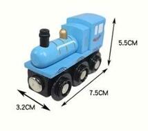 木製レール 列車 貨車 セット おもちゃ 線路 ハペ ブリオ トーマス 木製 レール シリーズ チャギントン 互換性 あ_画像3