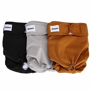 Avont [3 pieces set ] dog for diapers, manner belt menstruation pants laundry possible repeated use possibility height suction . durability - L size 