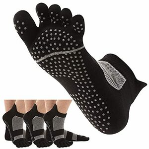 [AllToze]. fingers socks slipping cease 3 pairs set sole gyu men's .... slip prevention sport 5 fingers so