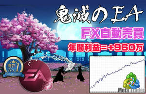 年間利益+960万：【鬼滅EA】FXの聖杯級 自動売買 EA 自動売買ソフト MT4 ツール トレードソフト 必勝法