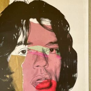 ●正規品● アンディ ウォーホル Andy Warhol ミック ジャガー Mick Jagger ポスター MUMOK ローリング ストーンズ リキテンスタインの画像3