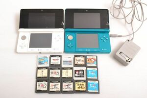 M938V25V　任天堂★ニンテンドー3DS★本体★2個セット★ソフト★マリオカート7★ドラクエ★パワプロ★スパロボ★脳トレほか