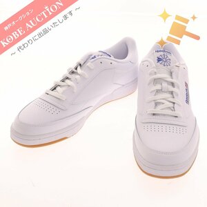 # Reebok sneakers CLUB C85 tennis shoes shoes men's 33cm white box attaching unused 