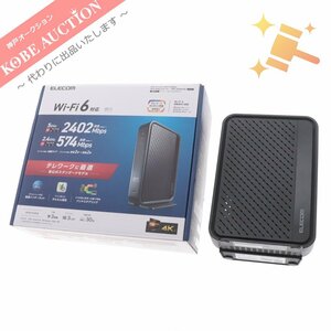 ■ エレコム WiFi ギガビットルーター WRC-X3000GSN WiFi6 2402＋574Mbps ブラック 通電確認済み