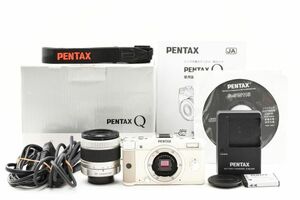 【箱付き・美品】 PENTAX ペンタックス Q レンズキット ホワイト ミラーレス一眼カメラ #552