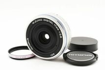 【美品】 OLYMPUS オリンパス M.ZUIKO DIGITAL 17mm F2.8 パンケーキ レンズ ミラーレス一眼カメラ #572C_画像1