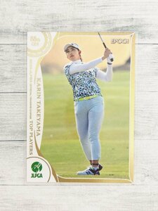 ☆ EPOCH 2022 JLPGA OFFICIAL TRADING CARDS TOP PLAYERS レギュラーカード 83 竹山佳林 ☆