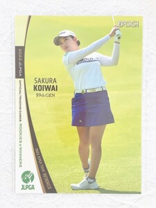 ☆ EPOCH 2022 JLPGA OFFICIAL TRADING CARDS ROOKIES & WINNERS レギュラーカード 03 小祝さくら ☆