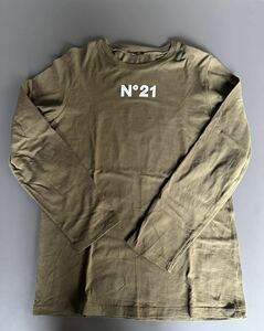 N°21 numero ventuno/ヌメロヴェントゥーノ・長袖Tシャツ　USED品　サイズ14